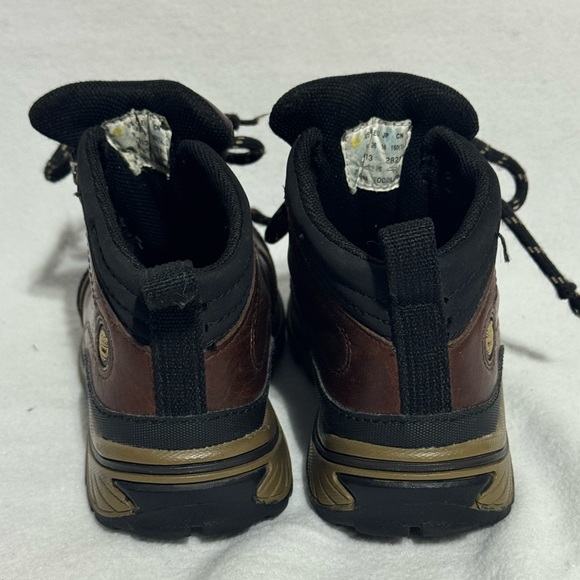 Timberland Backroads Boy's Hiking Boot Brown Leather Size 5 Toddler - Picture 4 of 16